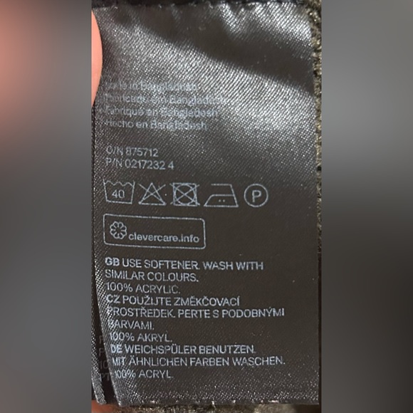 H&M Olive green long cardigan - Picture 4 of 5